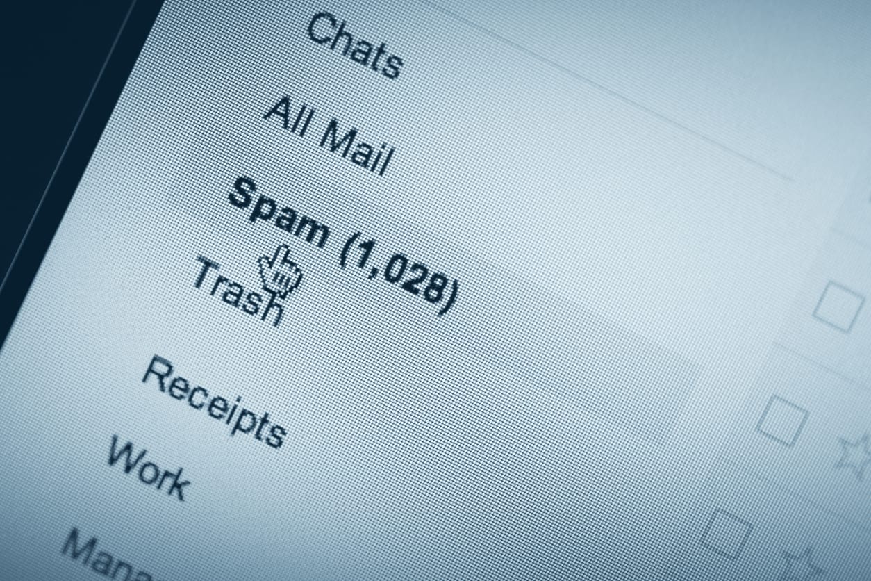 Email spam folder, email marketing